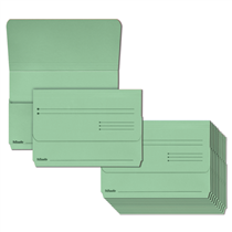 Subcarpetas Pocket Verde Folio
