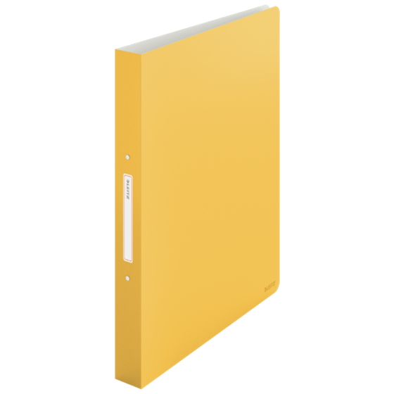 Carpeta De 2 Anillas Leitz Cosy Amarillo Cálido 2 Anillas Redondas 25 Mm A4