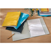 Carpeta De 2 Anillas Leitz Cosy Amarillo Cálido 2 Anillas Redondas 25 Mm A4