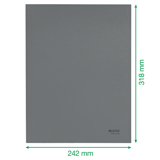 Carpeta De 3 Solapas De Cartón Leitz Recycle, Co2 Compensado Verde