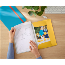Carpeta De Fundas Portátil Leitz Cosy Plus Amarillo Cálido