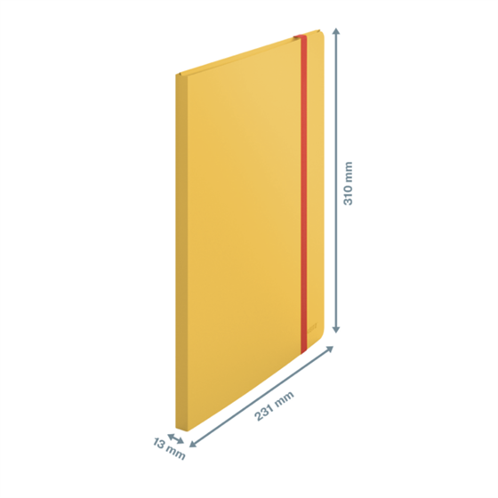Carpeta De Fundas Portátil Leitz Cosy Plus Amarillo Cálido