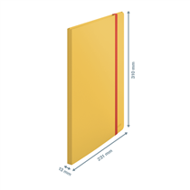 Carpeta De Fundas Portátil Leitz Cosy Plus Amarillo Cálido