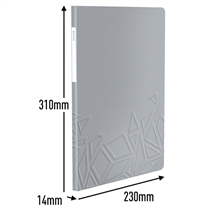 Carpeta De Fundas Urban Chic De Leitz, 20 Fundas Gris Oscuro