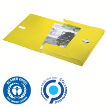 Carpeta De Proyectos Leitz Recycle, Co2 Compensado Amarillo A4