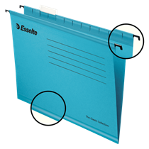 Carpeta Colgante Esselte Classic Azul A4