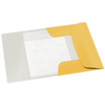 Carpeta 3 Solapas Soft Touch Leitz Cosy De Cartón Amarillo Cálido