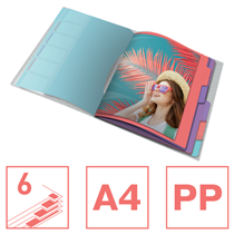 Clasificador Con 6 Pestañas Esselte Colour'Breeze Multicolor A4