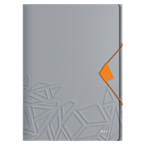 Carpeta Con 3 Solapas Urban Chic De Leitz Gris Oscuro A4