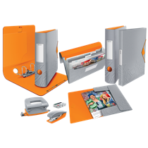 Carpeta Con 3 Solapas Urban Chic De Leitz Gris Oscuro A4