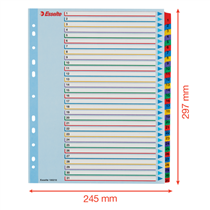 Índices Proyectos Borra Y Reescribe Multicolor 1-31 A4 Maxi