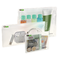 Funda Con Cremallera Traveller Complete De Leitz, Set Surtido Transparente