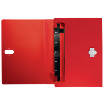 Carpeta Acordeón Leitz Recycle, Co2 Compensado Rojo A4
