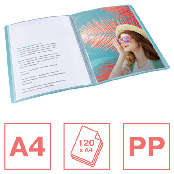 Carpeta Con 60 Fundas Esselte Colour'Breeze Surtidos A4