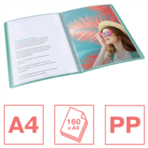 Carpeta Con 80 Fundas Esselte Colour'Breeze Verde A4