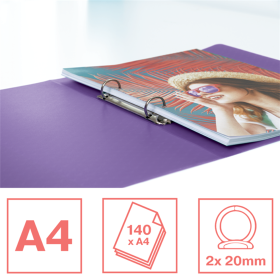 Carpeta De 2 Anillas Esselte Colour'Breeze Lavanda