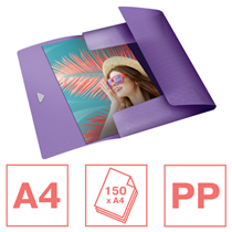 Carpeta De 3 Solapas PP Esselte Colour'Breeze Lavanda A4