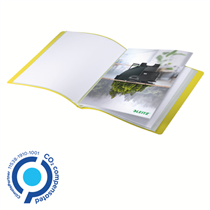 Carpeta De 40 Fundas Leitz Recycle, Co2 Compensado Amarillo