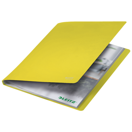 Carpeta De 40 Fundas Leitz Recycle, Co2 Compensado Amarillo