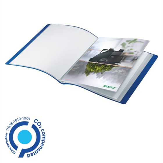 Carpeta De 40 Fundas Leitz Recycle, Co2 Compensado Azul