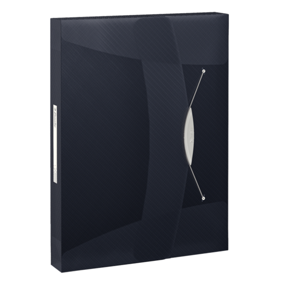 Carpeta De Proyectos Vivida De Esselte, Translúcida Vivida Negro