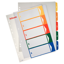 Índices Proyectos Imprimibles Multicolor 1-5 A4 Maxi