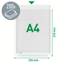 Fundas Fuelle Estándar Transparente A4 170 Micras