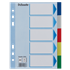 Separador Esselte, De PP, A5 Multicolor 5 Pestañas En Blanco A5