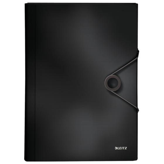 Carpeta Acordeón Solid De Leitz Negro A4