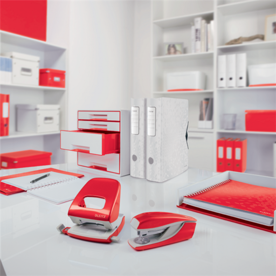 Carpeta Proyectos Wow Leitz Rojo