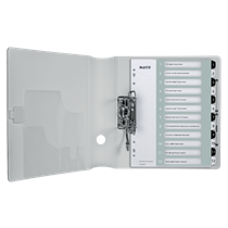 Índice Imprimible Wow De Leitz, De PP, Extra Ancho Multicolor 1-12 A4 Maxi