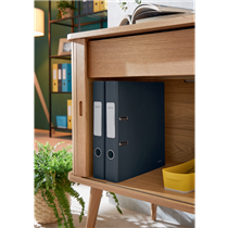 Archivador Leitz 180° Cosy Soft Touch Gris Terciopelo A4 Lomo: 52 Mm.