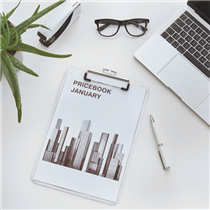 Carpeta Con Pinza Wow De Leitz Blanco