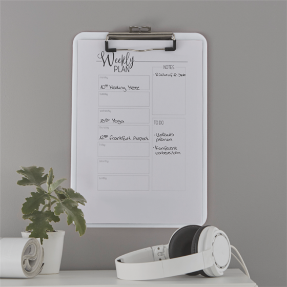 Carpeta Con Pinza Wow De Leitz Blanco