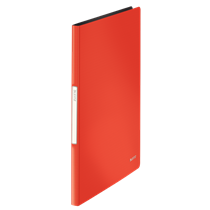 Carpeta De 20 Fundas PP Solid Leitz Rojo Claro A4