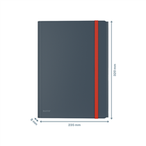 Carpeta De 3 Solapas Con Bolsillo Leitz Cosy Gris Terciopelo