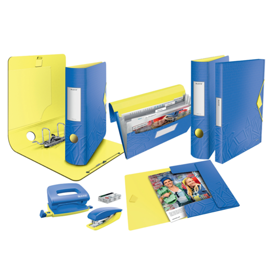 Carpeta De Fundas Urban Chic De Leitz, 20 Fundas Azul