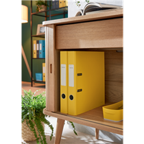 Archivador Leitz 180° Cosy Soft Touch Amarillo Cálido A4 Lomo: 52 Mm.