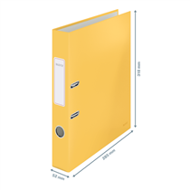 Archivador Leitz 180° Cosy Soft Touch Amarillo Cálido A4 Lomo: 52 Mm.