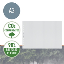 Funda Porta Documentos A3 Leitz Recycle, Co2 Compensado Transparente A3
