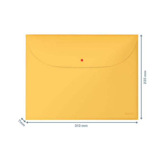 Sobre De Privacidad Con Dos Bolsillos Leitz Cosy Amarillo Cálido