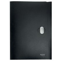 Carpeta De 3 Solapas Leitz Recycle, Co2 Compensado Negro A4