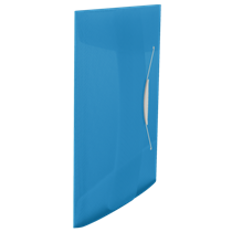 Carpeta De 3 Solapas Vivida De Esselte, Translúcida Vivida Azul