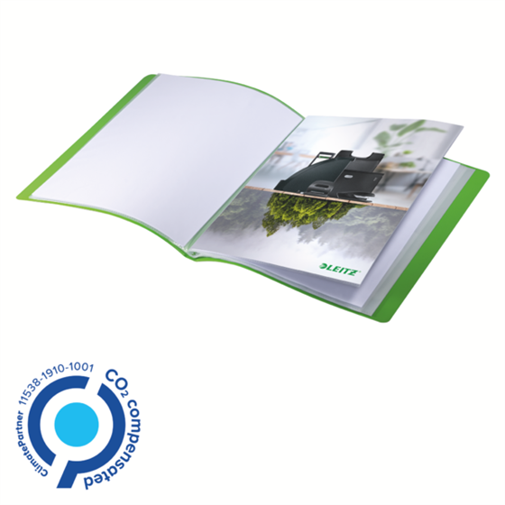 Carpeta De 40 Fundas Leitz Recycle, Co2 Compensado Verde