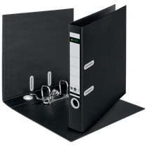 Archivador De Palanca 180° Leitz Recycle, Co2 Compensado Negro