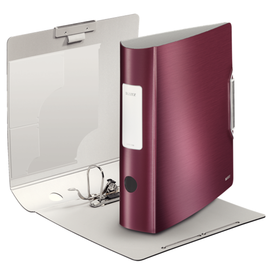 Archivador De Palanca De 180° Active Style De Leitz Rojo Granate