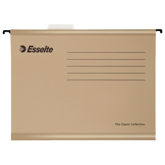 Carpeta Colgante Reforzada Esselte Classic Natural A4