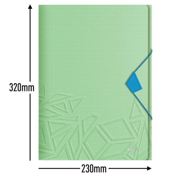 Carpeta Con 3 Solapas Urban Chic De Leitz Verde A4