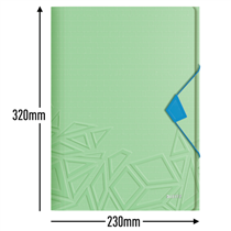 Carpeta Con 3 Solapas Urban Chic De Leitz Verde A4