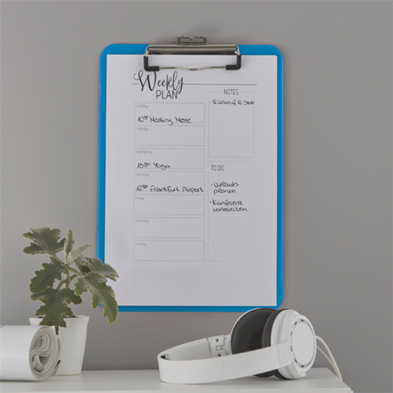 Carpeta Con Pinza Wow De Leitz Azul